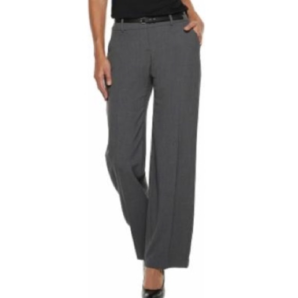 Apt 9 Grey Boot Cut Dress Pants - Picture 1 of 5